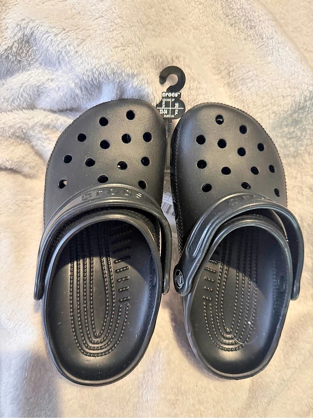 Crocs Classic Clog Black Boys US 2